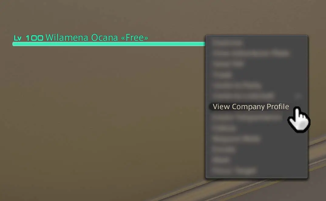Ask a Free Company Member In-Game